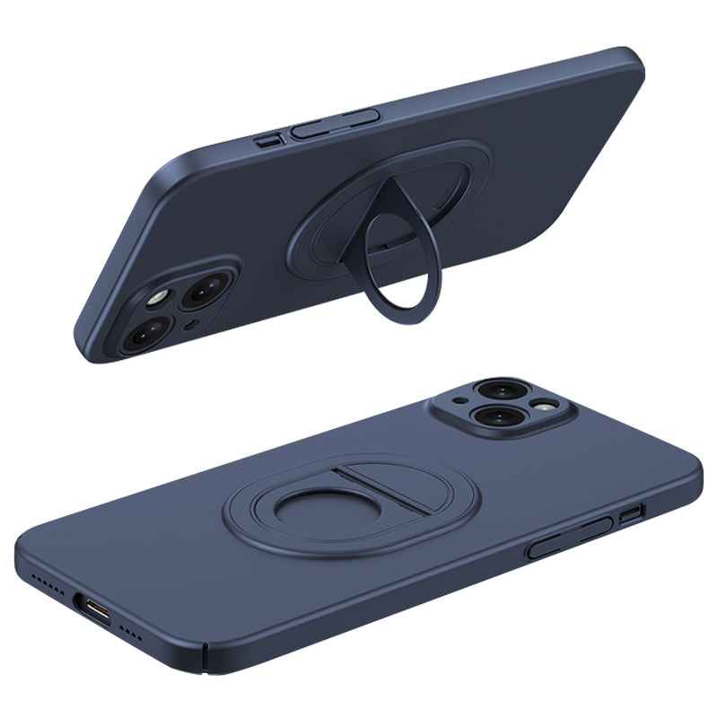 For iPhone 14 Magnetic Phone Case Scratch-proof Hard PC Cover Compatible with MagSafe