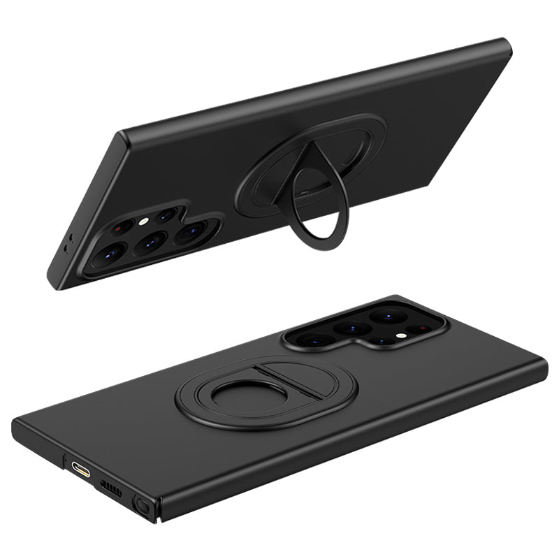 For Samsung Galaxy S24 Ultra Magnetic Phone Case Hard PC Kickstand Protective Cover