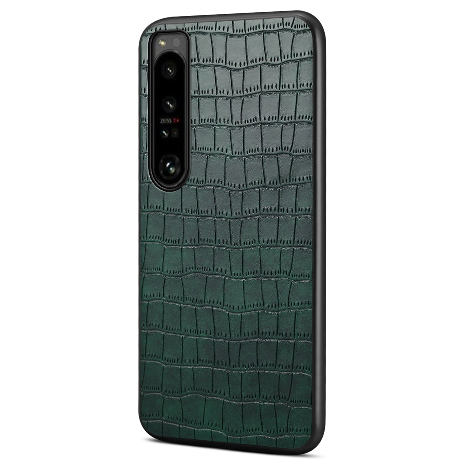 For Sony Xperia 1 IV 5G Case PU Leather Alligator Texture Protective Back Shell