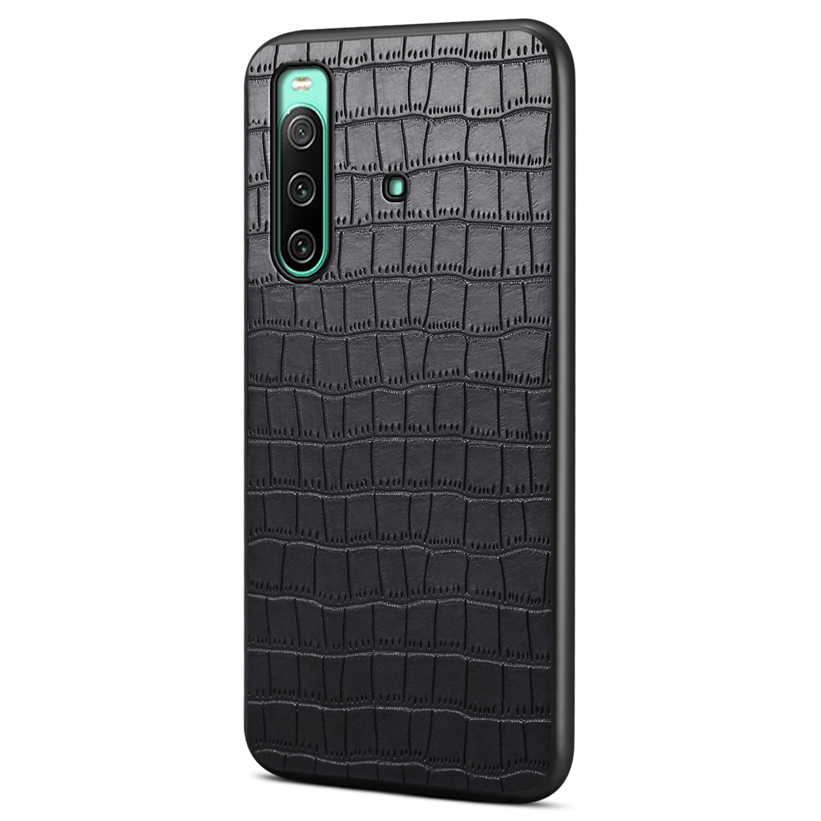 For Sony Xperia 10 IV 5G Case Alligator Texture PU Leather Coated PC+TPU Phone Cover