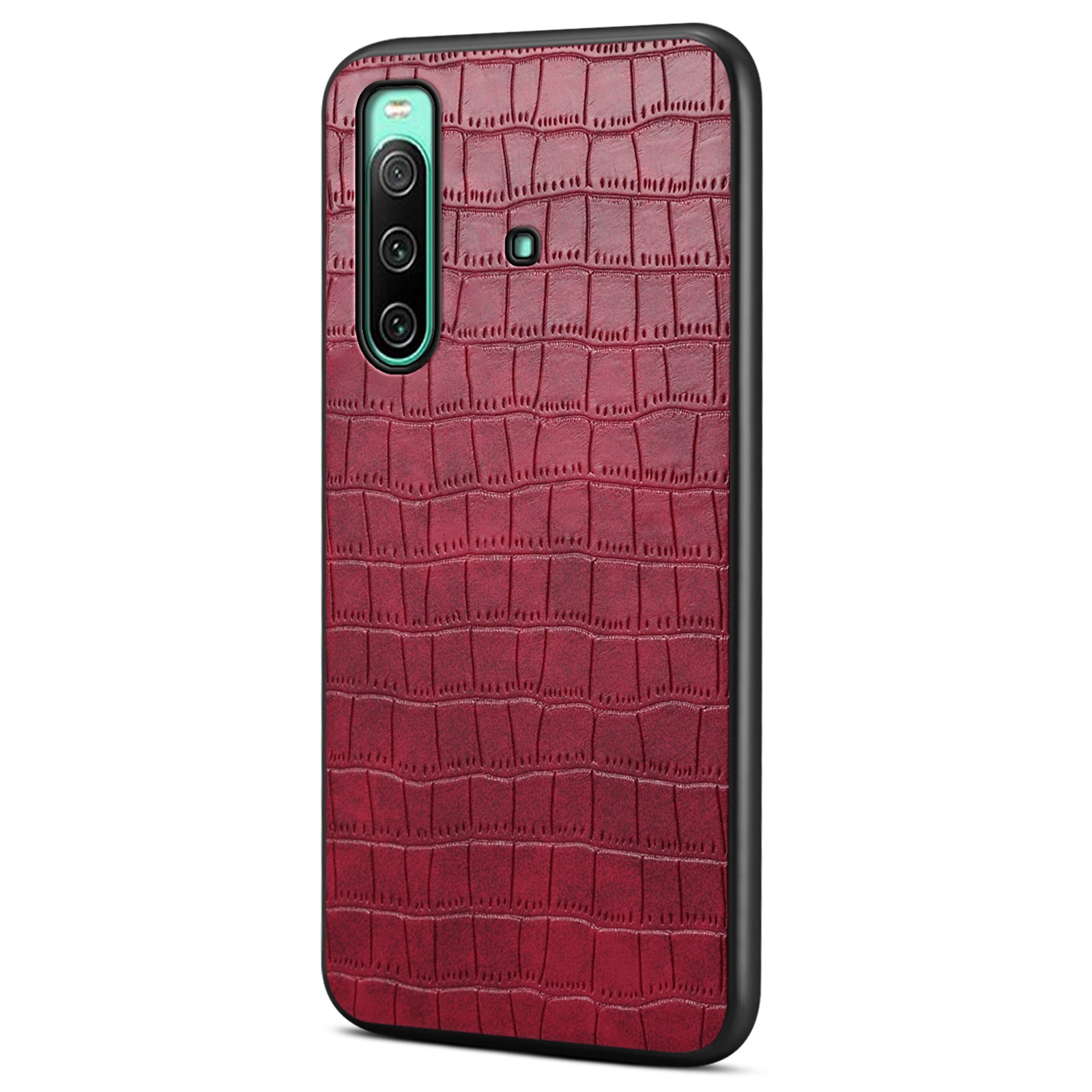 For Sony Xperia 10 IV 5G Case Alligator Texture PU Leather Coated PC+TPU Phone Cover
