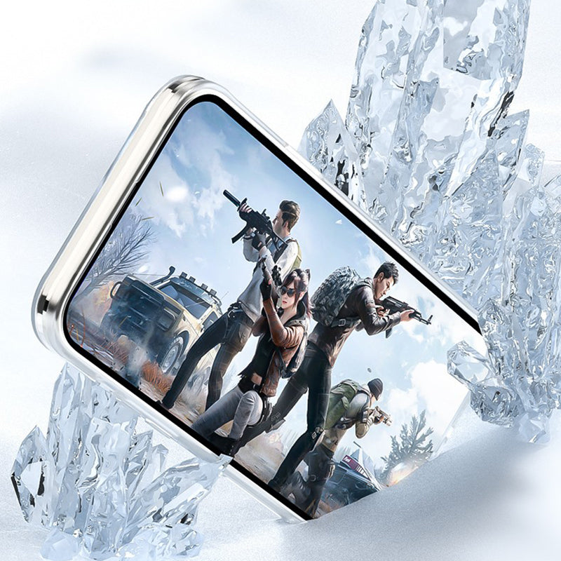 Q.COO Ice Mist Series for iPhone 14 Plus TPU Case Matte Phone Cover Fingerprint-free