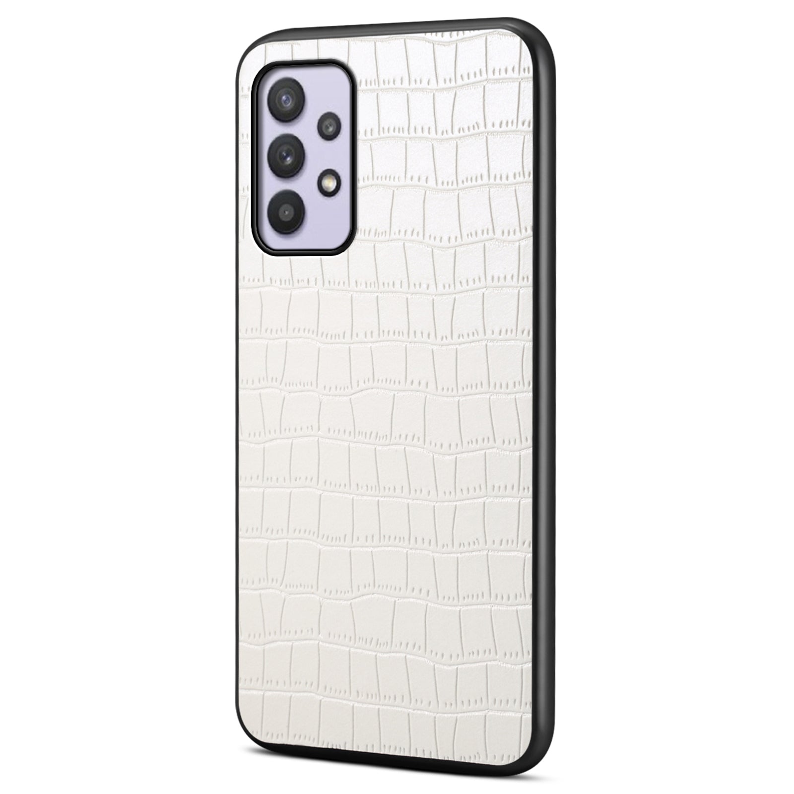 For Samsung Galaxy A32 5G / M32 5G Case Crocodile Texture PU Leather Coating Back Cover