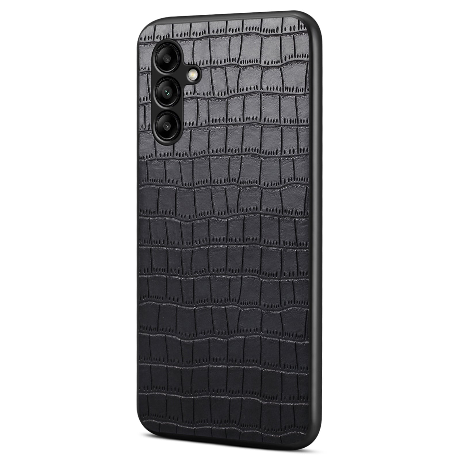 For Samsung Galaxy A05s 4G Crocodile Texture Case PU Leather Coated TPU+PC Slim Fit Phone Cover