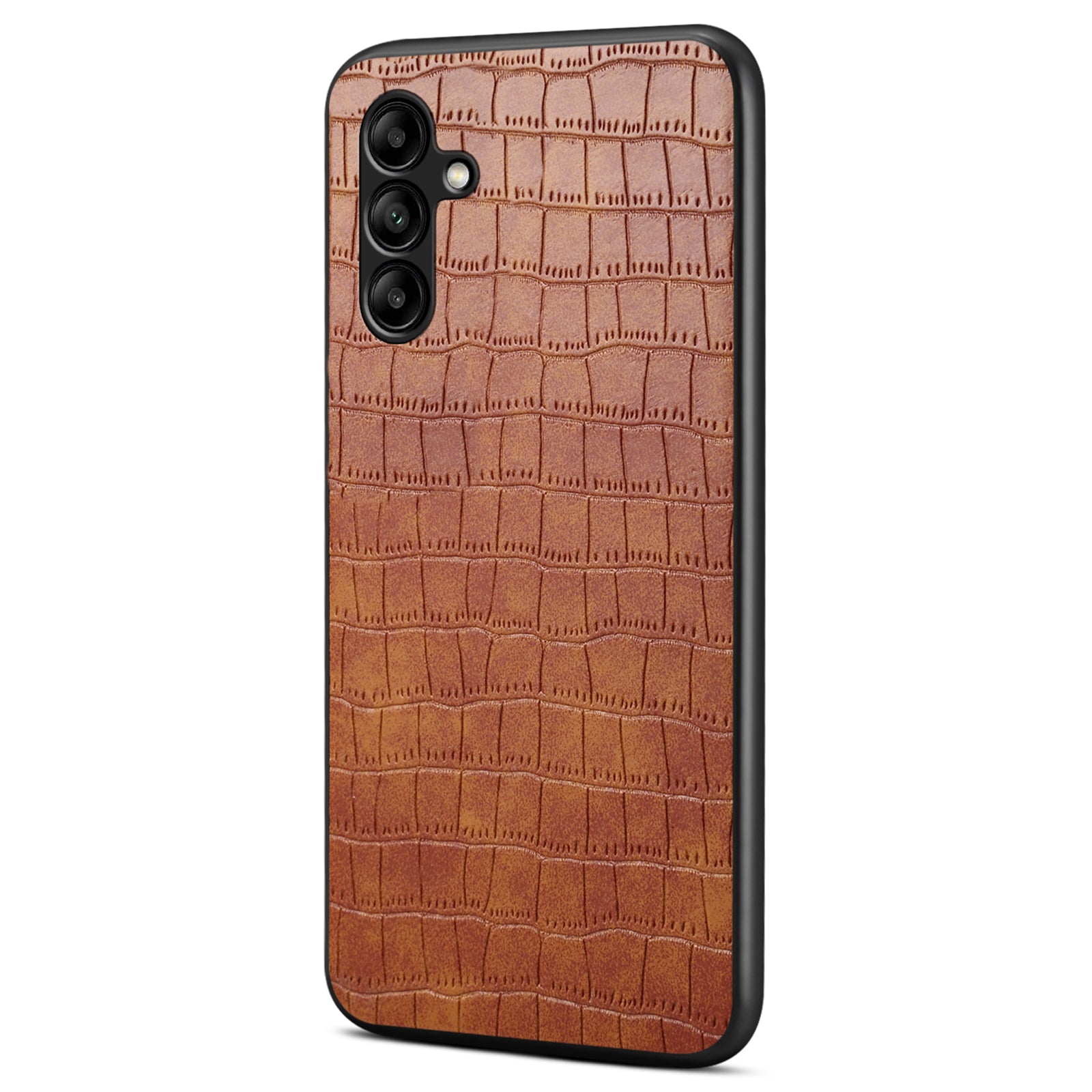 For Samsung Galaxy A05s 4G Crocodile Texture Case PU Leather Coated TPU+PC Slim Fit Phone Cover