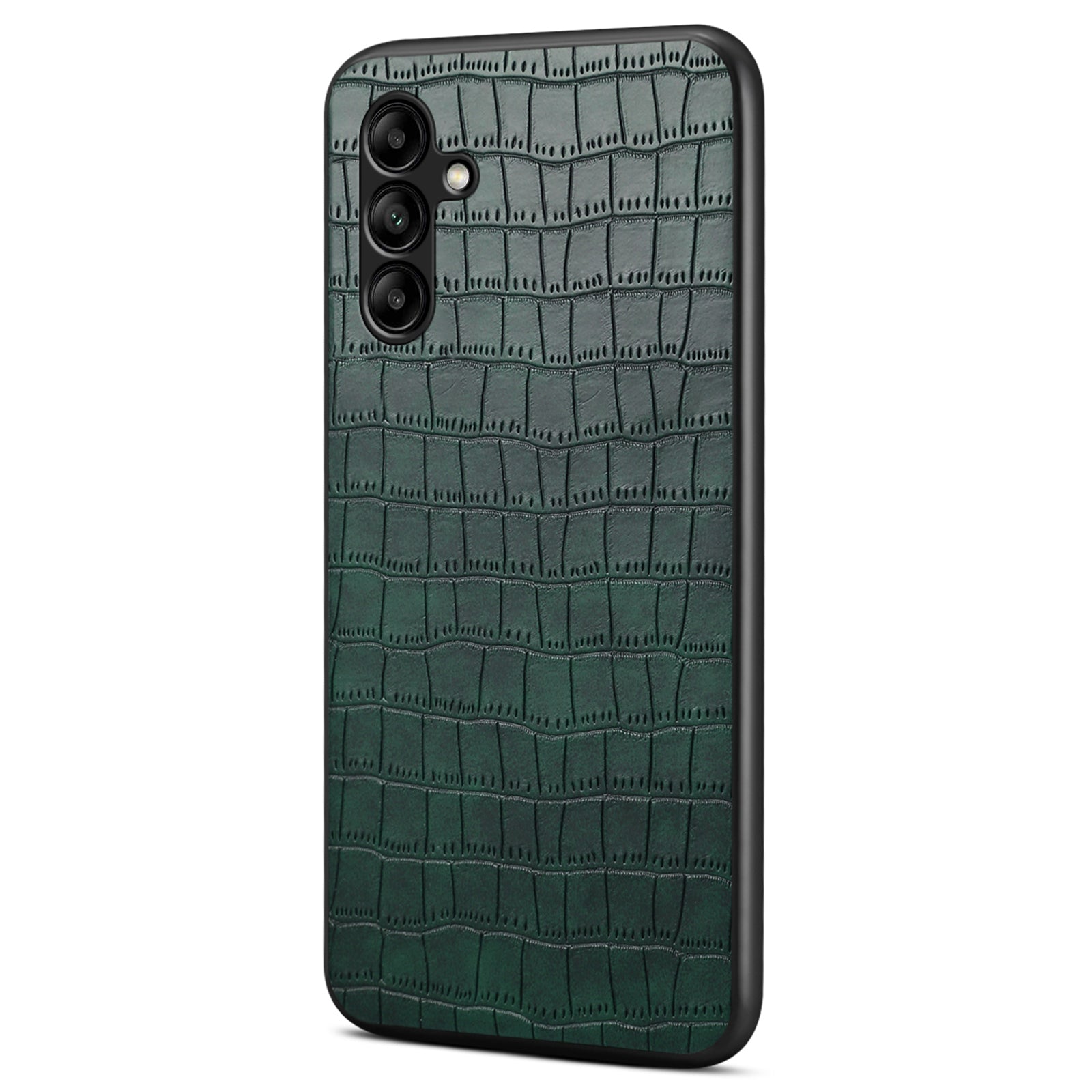 For Samsung Galaxy A05s 4G Crocodile Texture Case PU Leather Coated TPU+PC Slim Fit Phone Cover