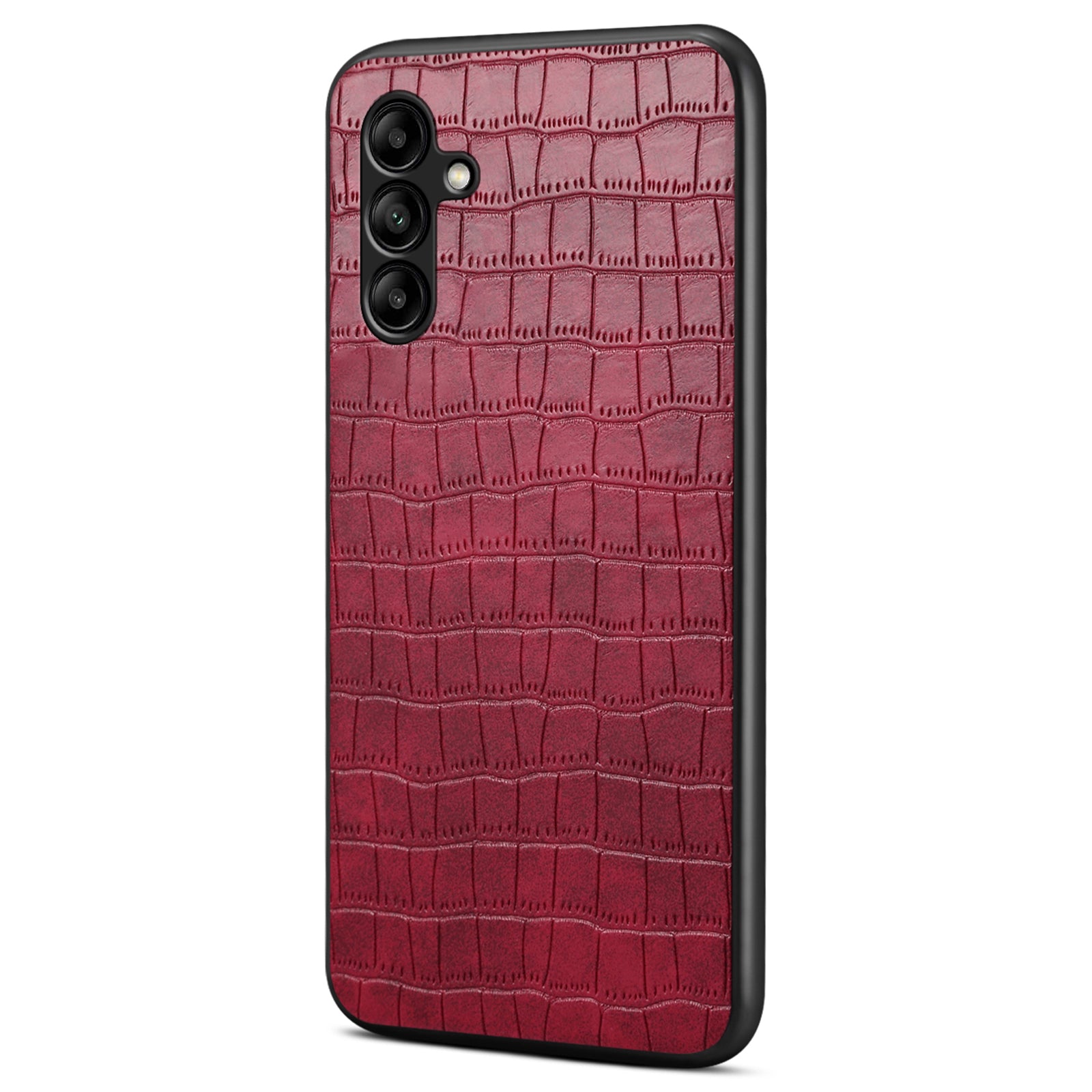 For Samsung Galaxy A05s 4G Crocodile Texture Case PU Leather Coated TPU+PC Slim Fit Phone Cover