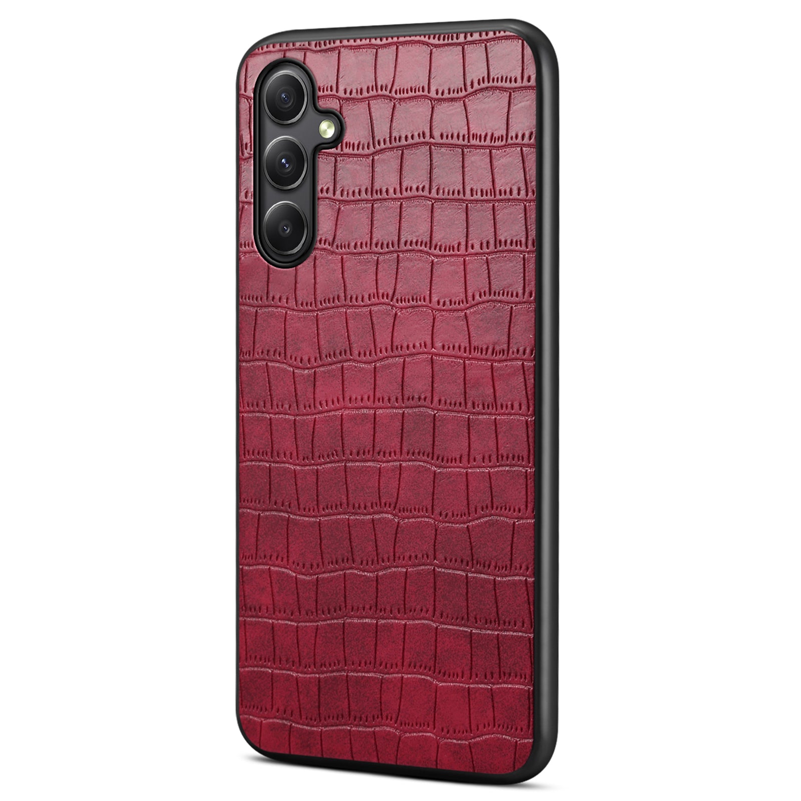 For Samsung Galaxy A34 5G Case PU Leather Coated TPU+PC Classic Fashion Phone Cover