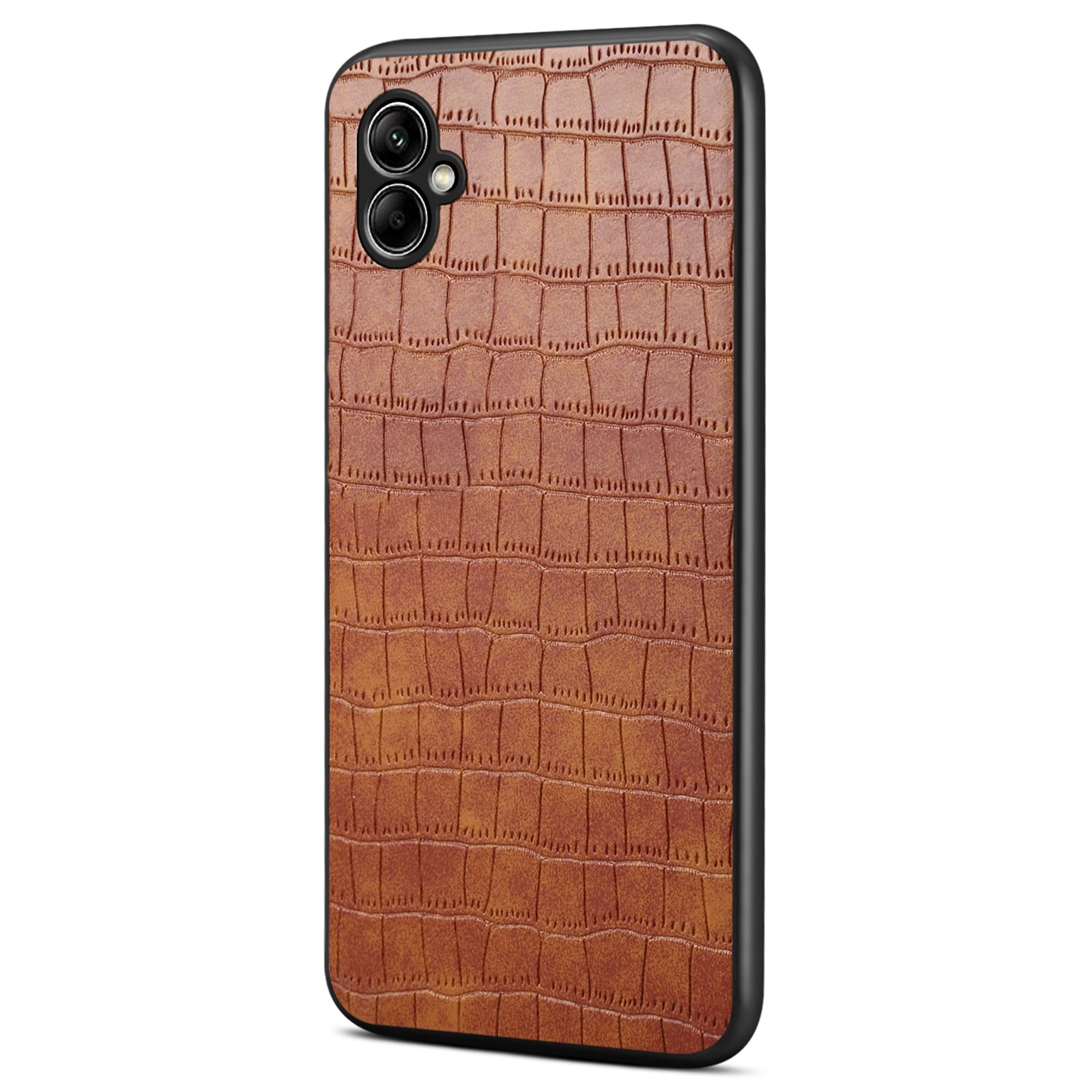 For Samsung Galaxy A05 4G Slim Case Crocodile Textured Leather+TPU+PC Phone Cover