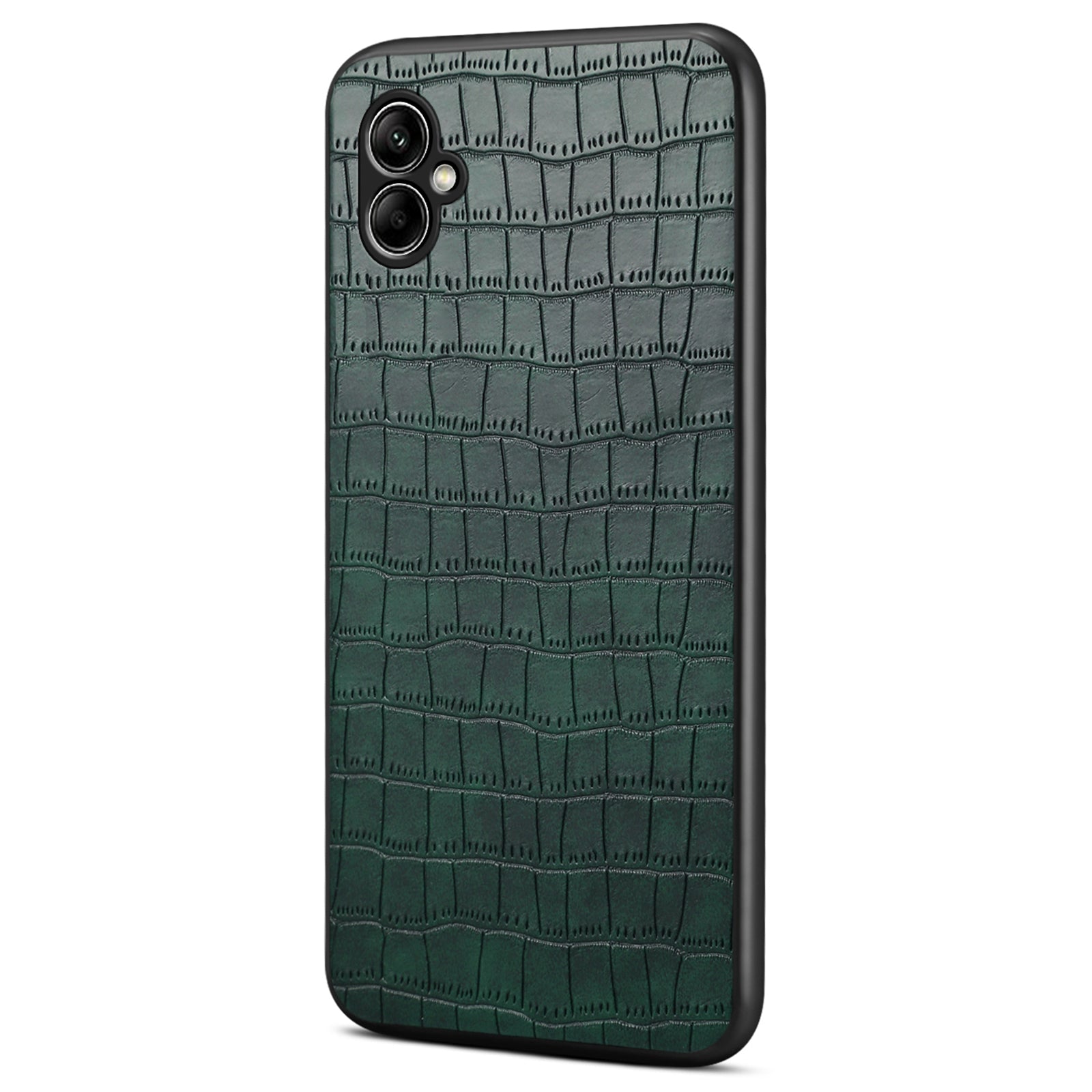 For Samsung Galaxy A05 4G Slim Case Crocodile Textured Leather+TPU+PC Phone Cover