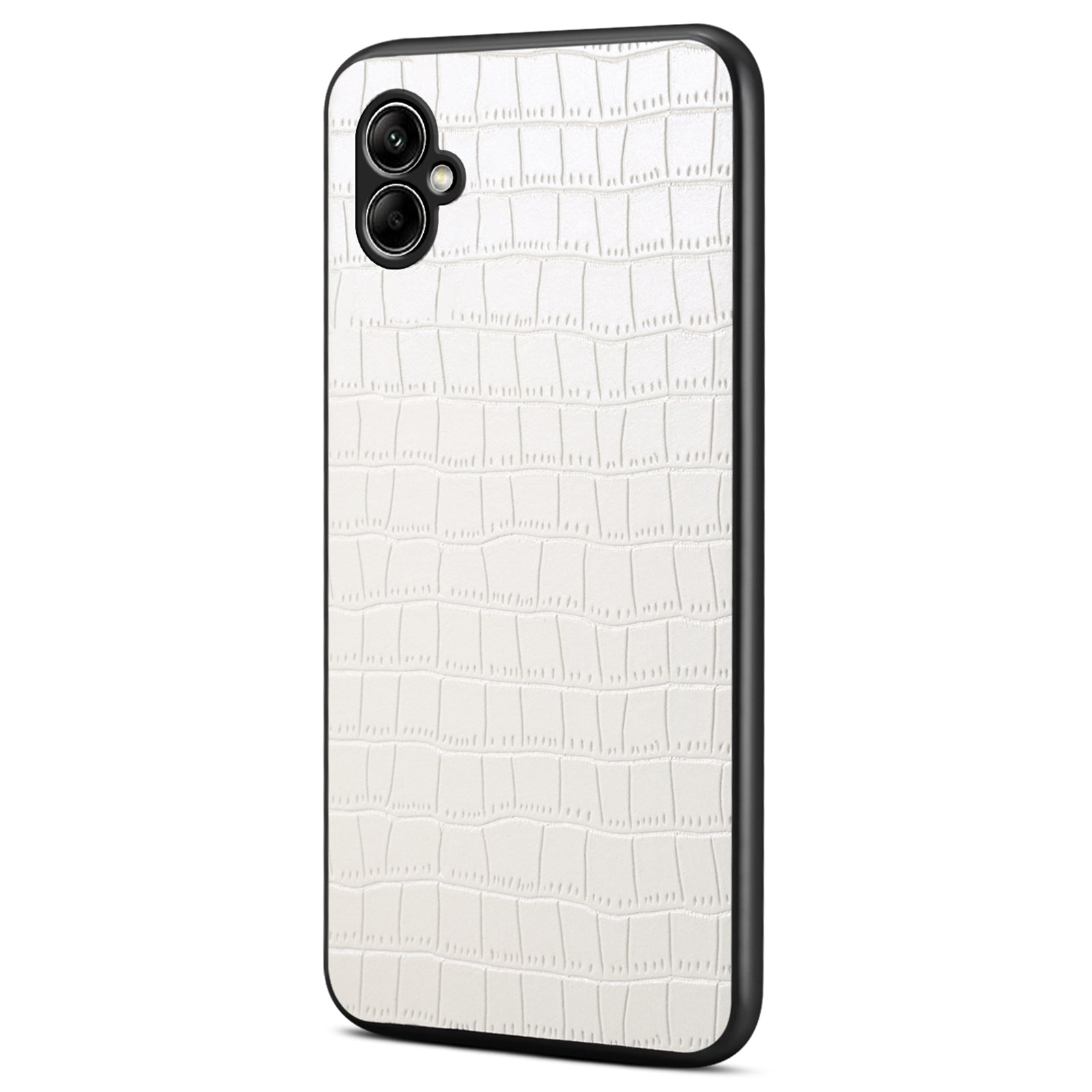 For Samsung Galaxy A05 4G Slim Case Crocodile Textured Leather+TPU+PC Phone Cover