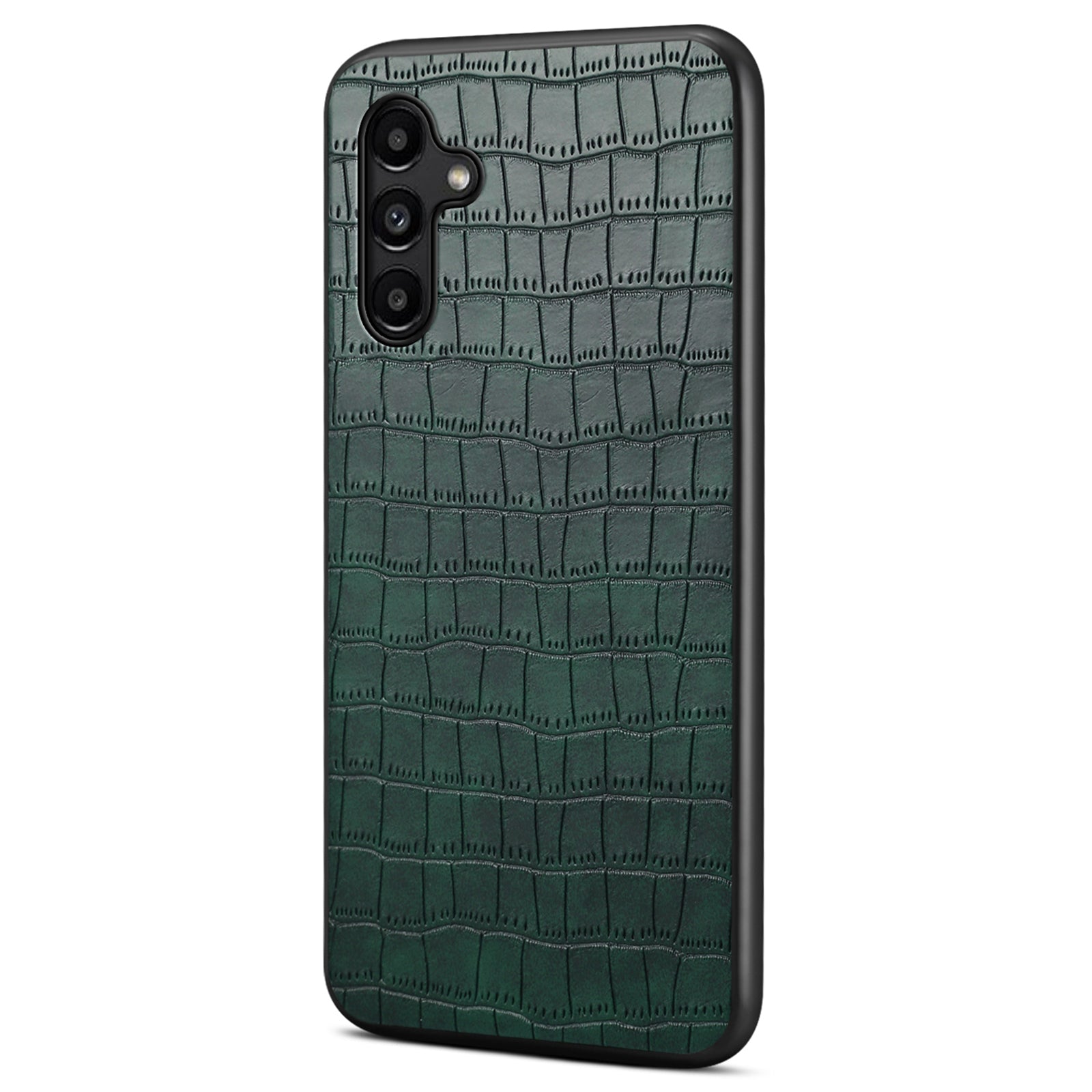 For Samsung Galaxy A15 5G Case Crocodile Textured Leather+TPU+PC Phone Case