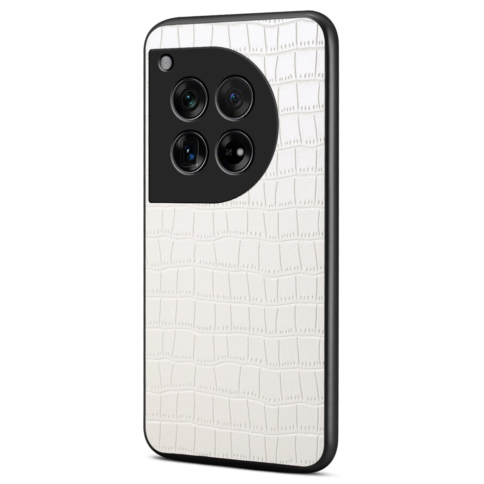 For OnePlus Ace 3 5G / 12R 5G Scratchproof Case Crocodile Texture Leather+TPU+PC Phone Cover