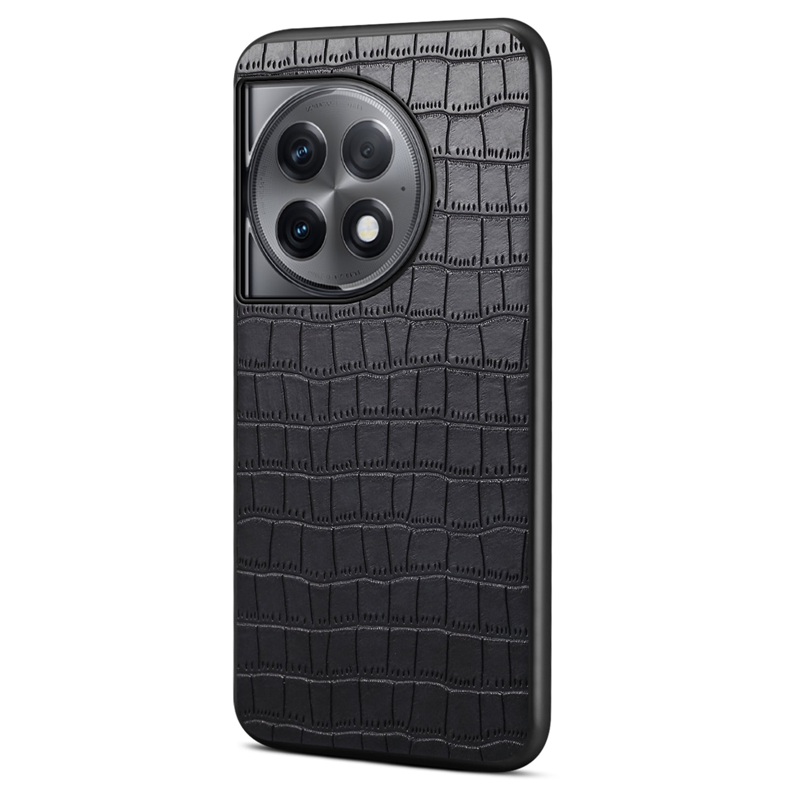 For OnePlus Ace 2 Pro 5G Case PU Leather+TPU+PC Protective Shell with Alligator Texture