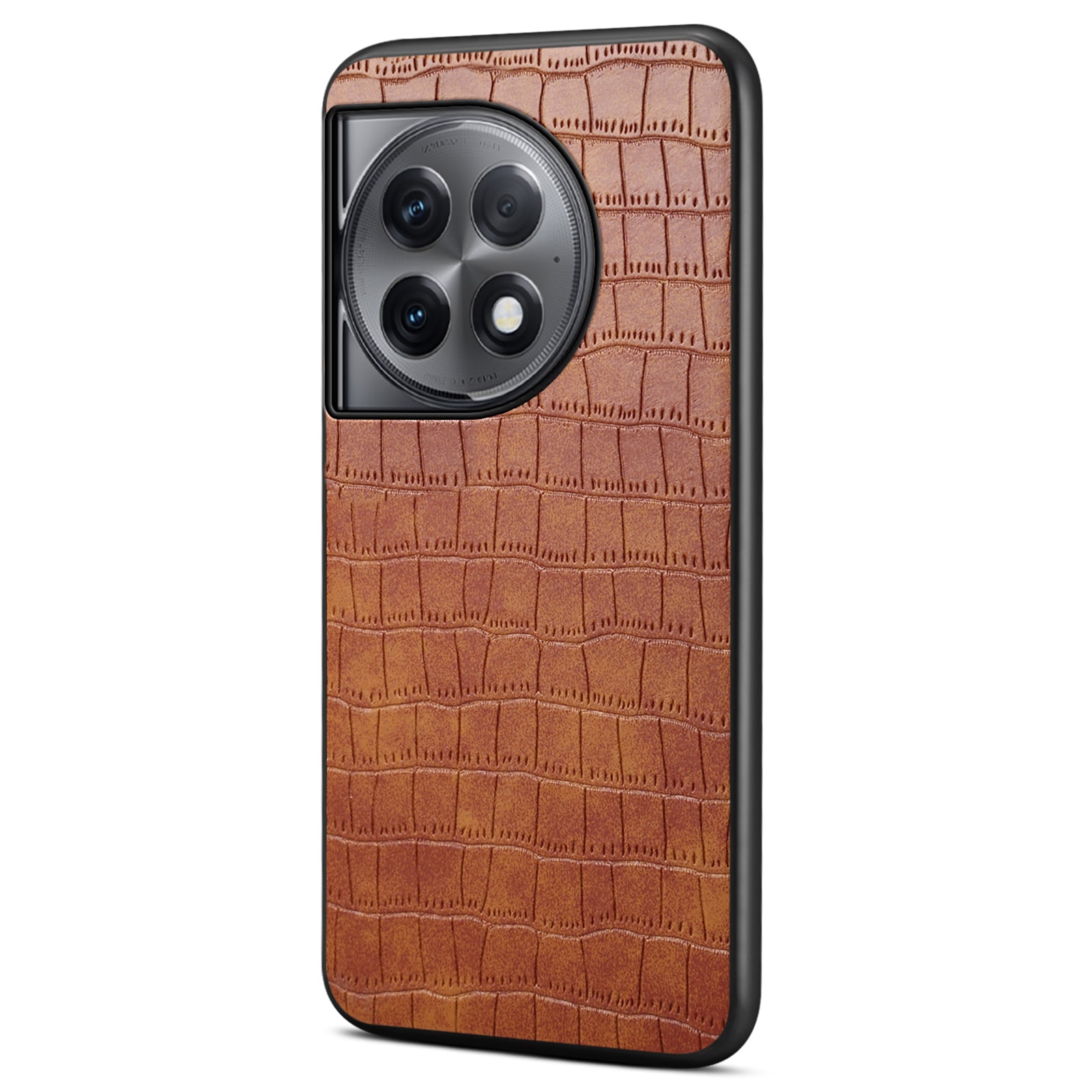 For OnePlus Ace 2 Pro 5G Case PU Leather+TPU+PC Protective Shell with Alligator Texture