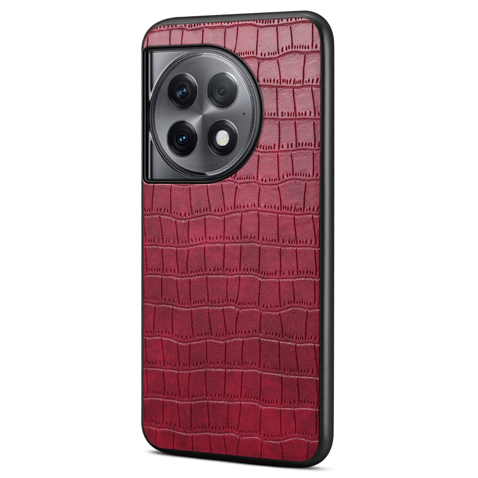 For OnePlus Ace 2 Pro 5G Case PU Leather+TPU+PC Protective Shell with Alligator Texture