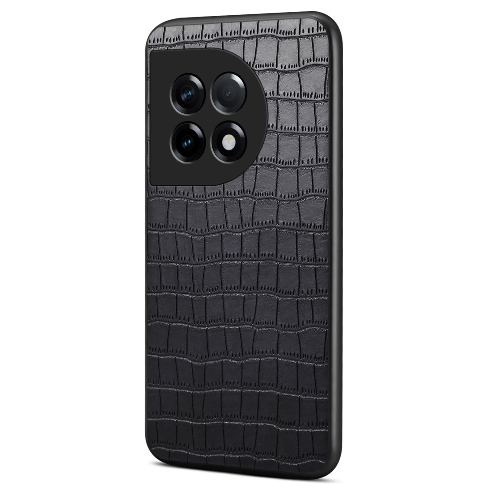 For OnePlus Ace 2 5G / 11R 5G Case Fully Wrapped Alligator Texture Back Phone Cover