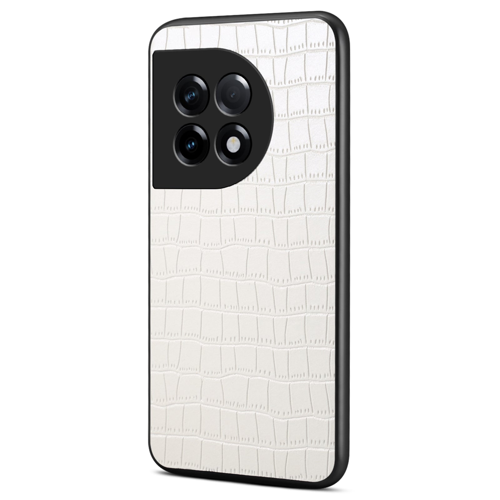 For OnePlus Ace 2 5G / 11R 5G Case Fully Wrapped Alligator Texture Back Phone Cover