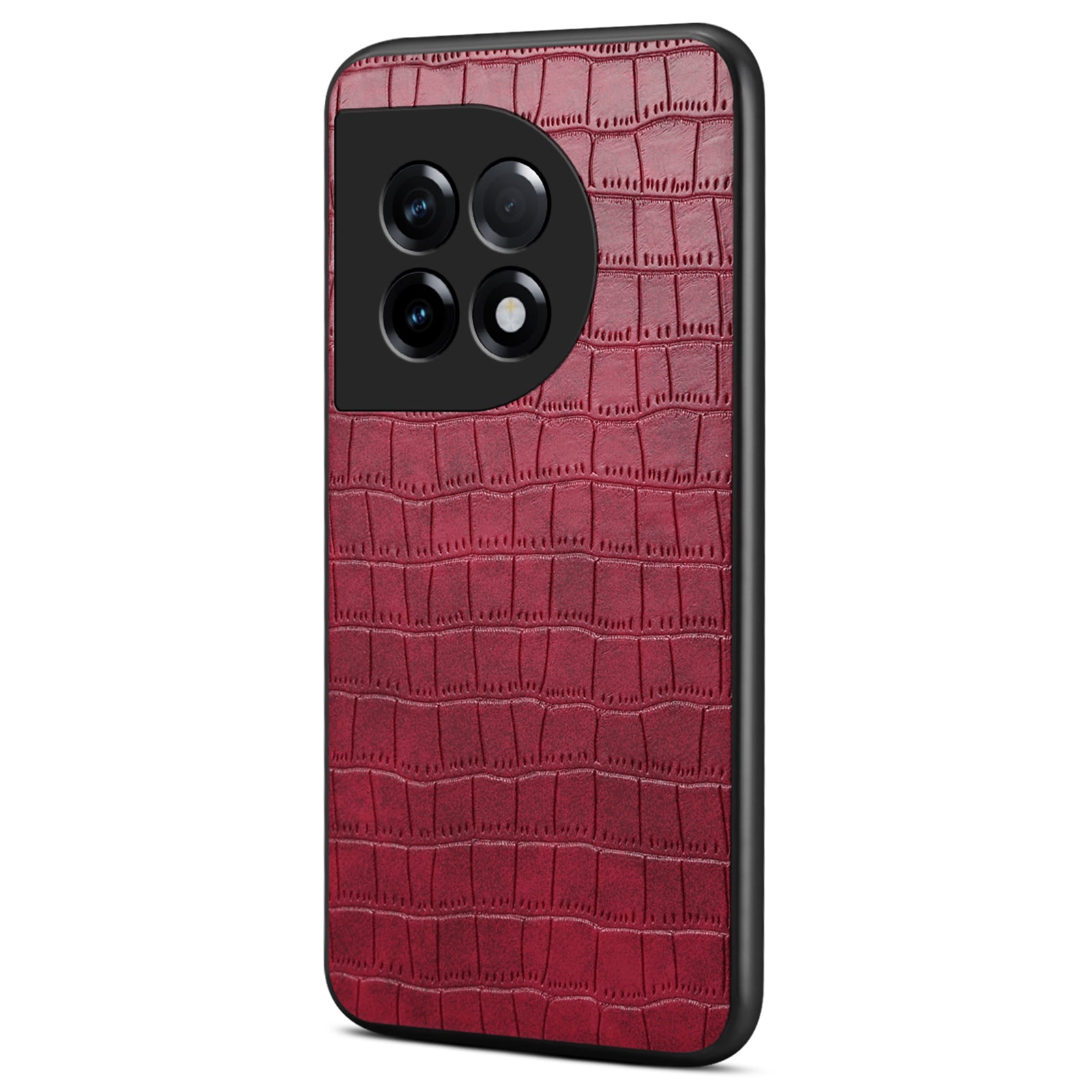 For OnePlus Ace 2 5G / 11R 5G Case Fully Wrapped Alligator Texture Back Phone Cover