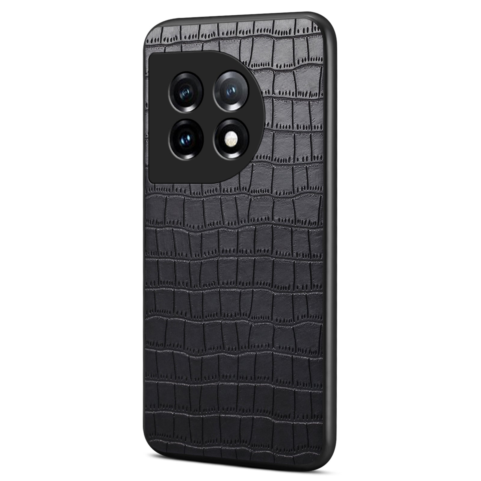 For OnePlus 11 5G Cell Phone Cases Slim-Fit Crocodile Pattern Textured Cover