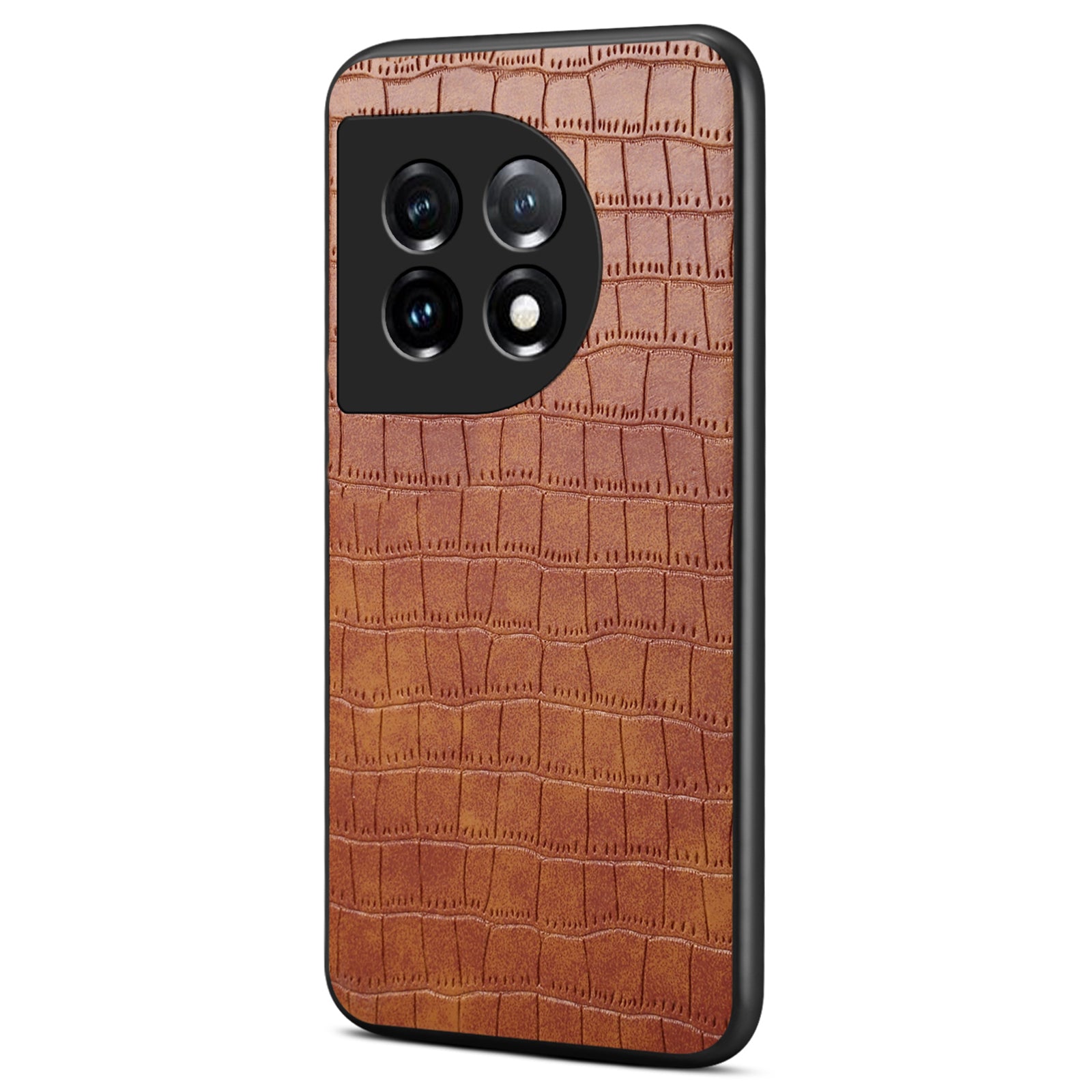 For OnePlus 11 5G Cell Phone Cases Slim-Fit Crocodile Pattern Textured Cover