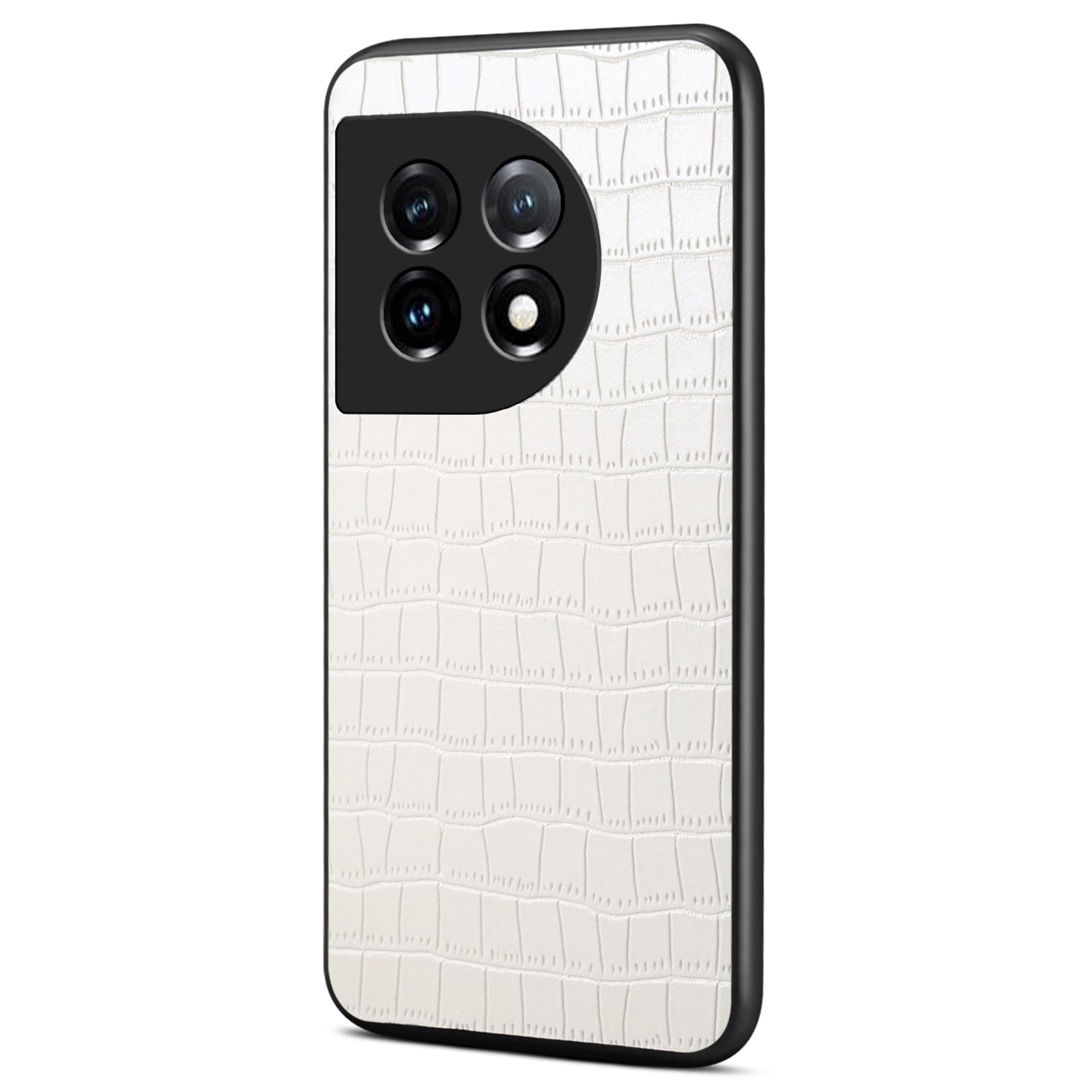 For OnePlus 11 5G Cell Phone Cases Slim-Fit Crocodile Pattern Textured Cover
