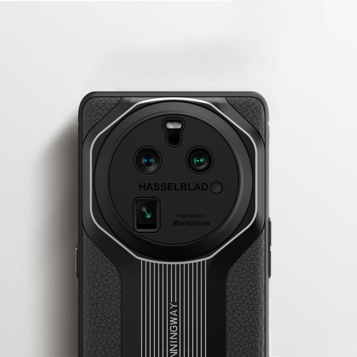 Q.COO Super Running Series 2 for Oppo Find X6 Pro Case PU Leather+Acrylic+TPU Drop Protective Phone Cover