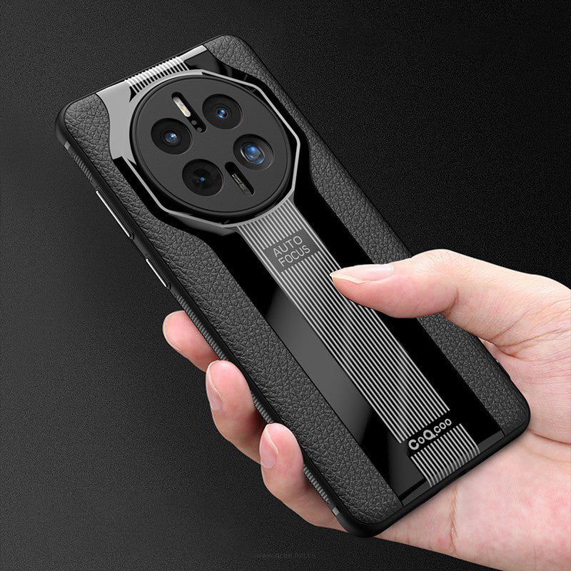 Q.COO Super Running Series 2 for Huawei Mate 50 4G Case Scratch-Resistant PU Leather Coating Phone Back Cover