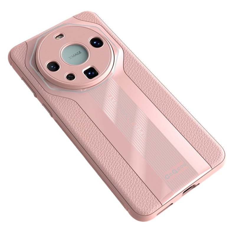 Q.COO Super Running Series 2 for Huawei Mate 60 Pro / Mate 60 Pro+ Case PU Leather Drop-Proof Back Cover