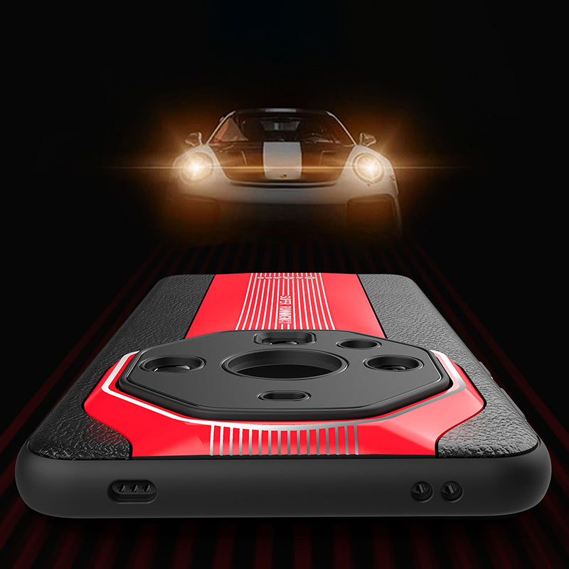 Q.COO Super Running Series 2 for Huawei Mate 60 RS Ultimate Case Shockproof Leather+Acrylic+TPU Phone Cover