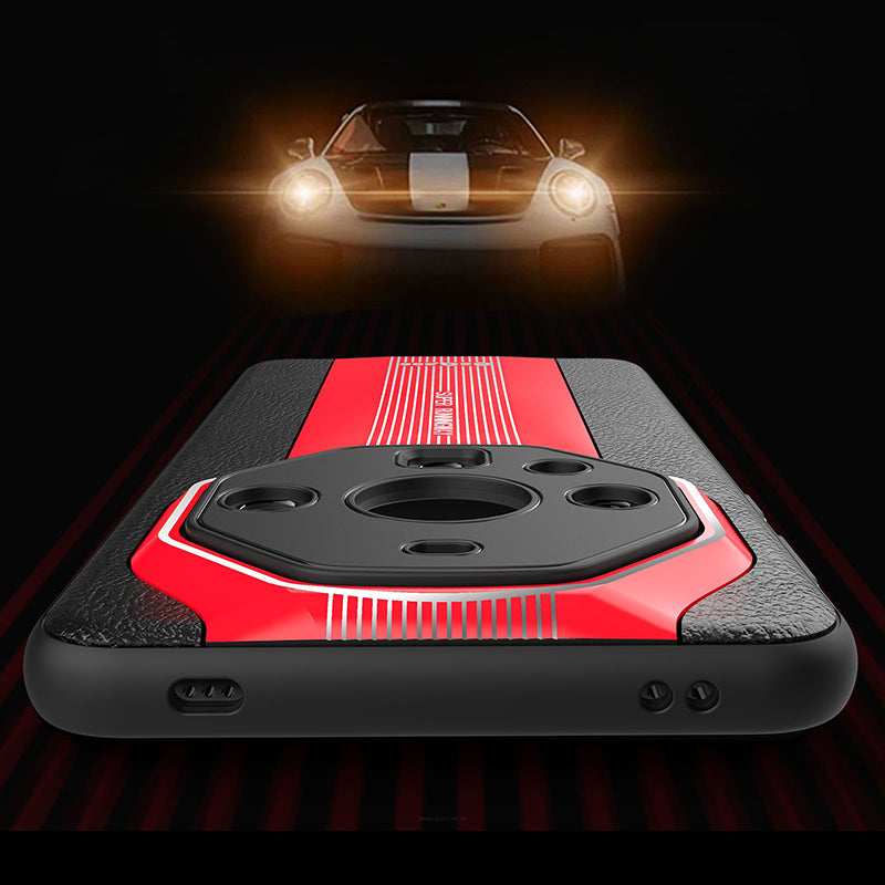 Q.COO Super Running Series 2 for Huawei Mate 60 Slim Case PU Covered TPU+Acrylic Phone Shell
