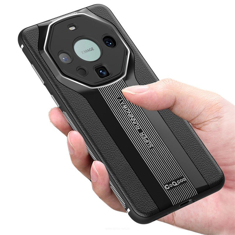 Q.COO Super Running Series 2 for Huawei Mate 60 Slim Case PU Covered TPU+Acrylic Phone Shell