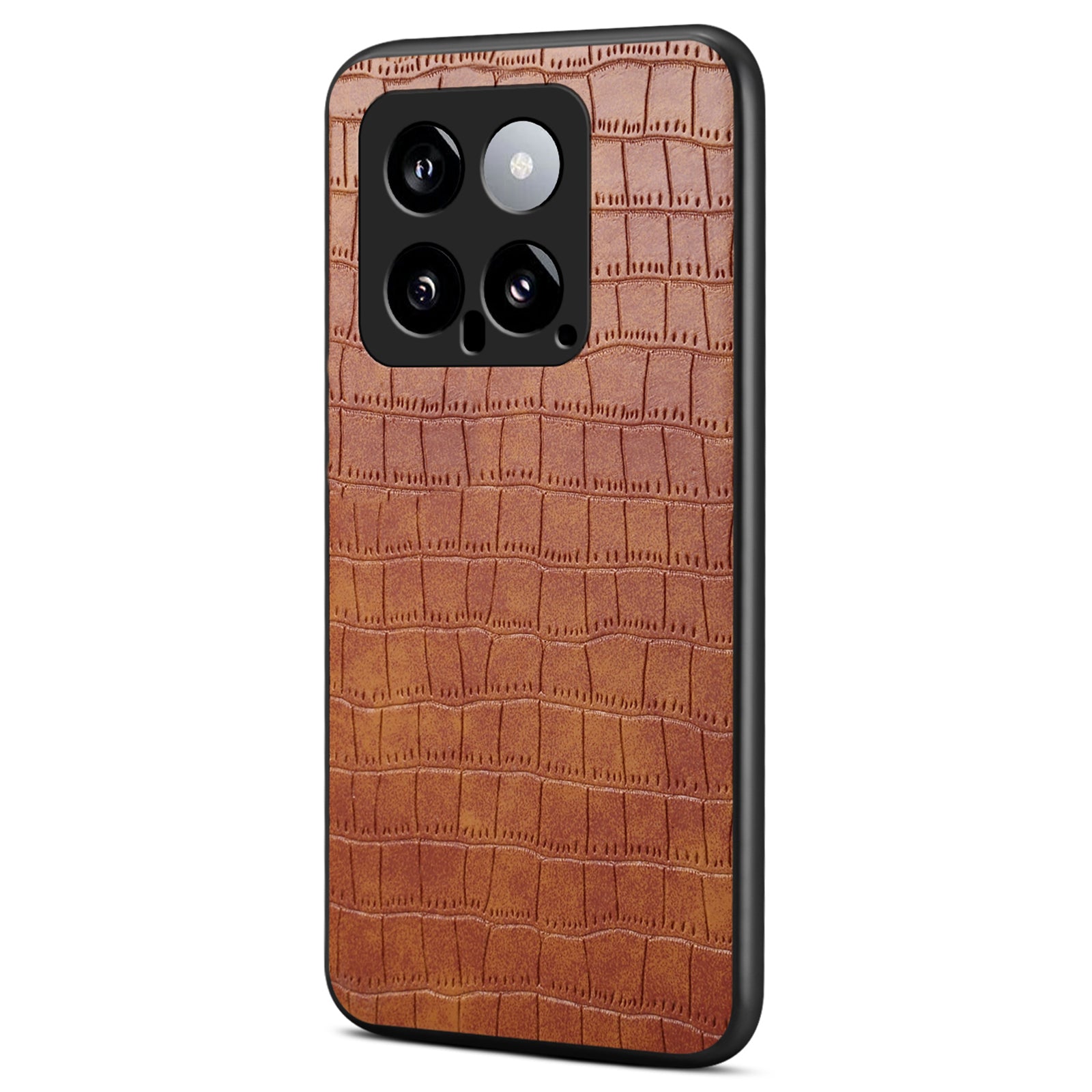 For Xiaomi 14 Case Crocodile Texture Camera Protection Leather Back Cover