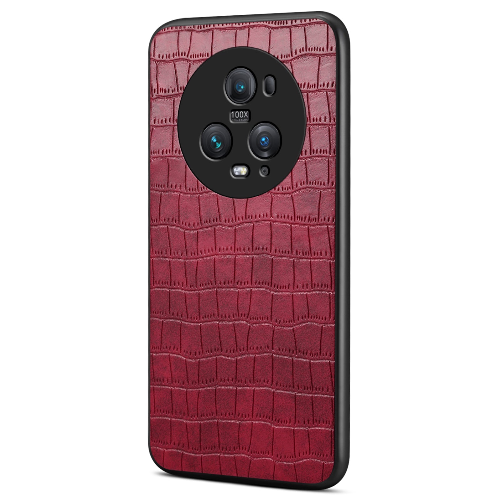 For Honor Magic5 Pro Case Leather Alligator Texture Protective Back Cover