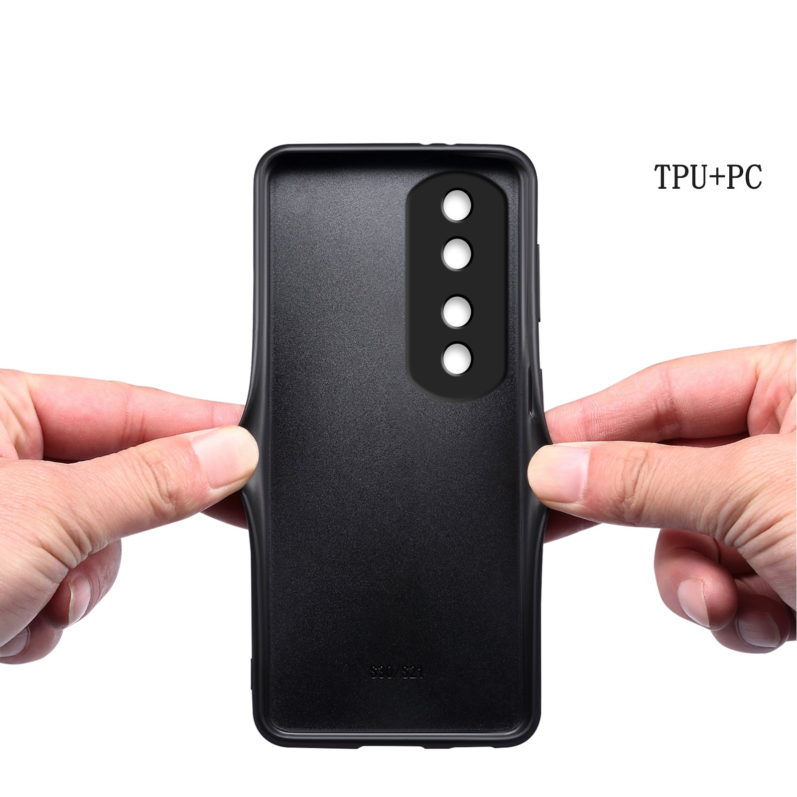For Honor 90 Pro Case Leather+PC+TPU Hybrid Shell Crocodile Textured Phone Cover