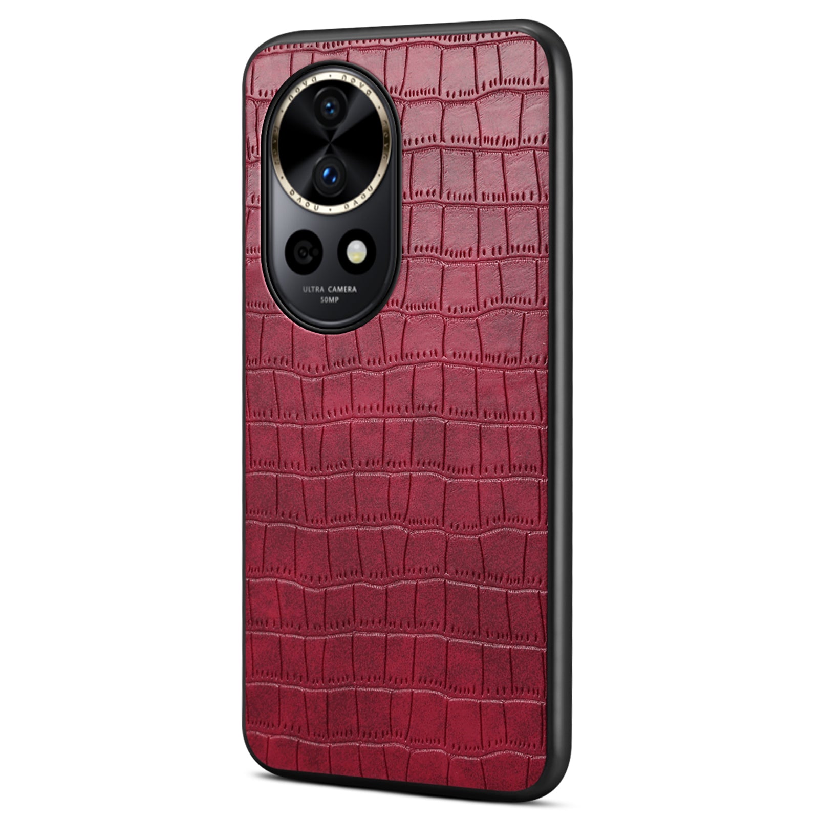 For Huawei nova 12 Pro 5G / 12 Ultra 5G Case Leather+PC+TPU Anti-Scratch Armor Back Cover