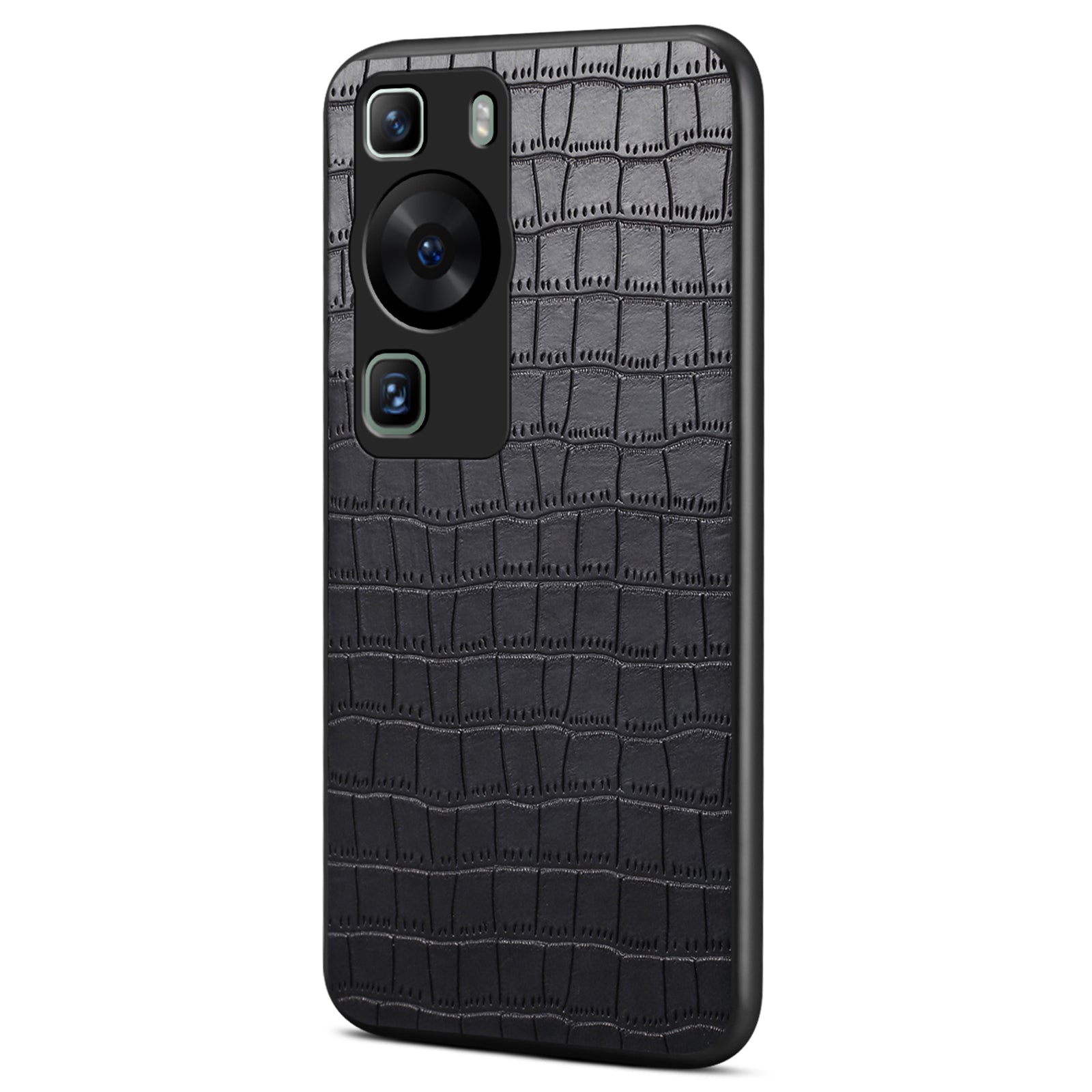 For Huawei P60 / P60 Pro Case Classic Crocodile Pattern PU Leather Phone Back Cover