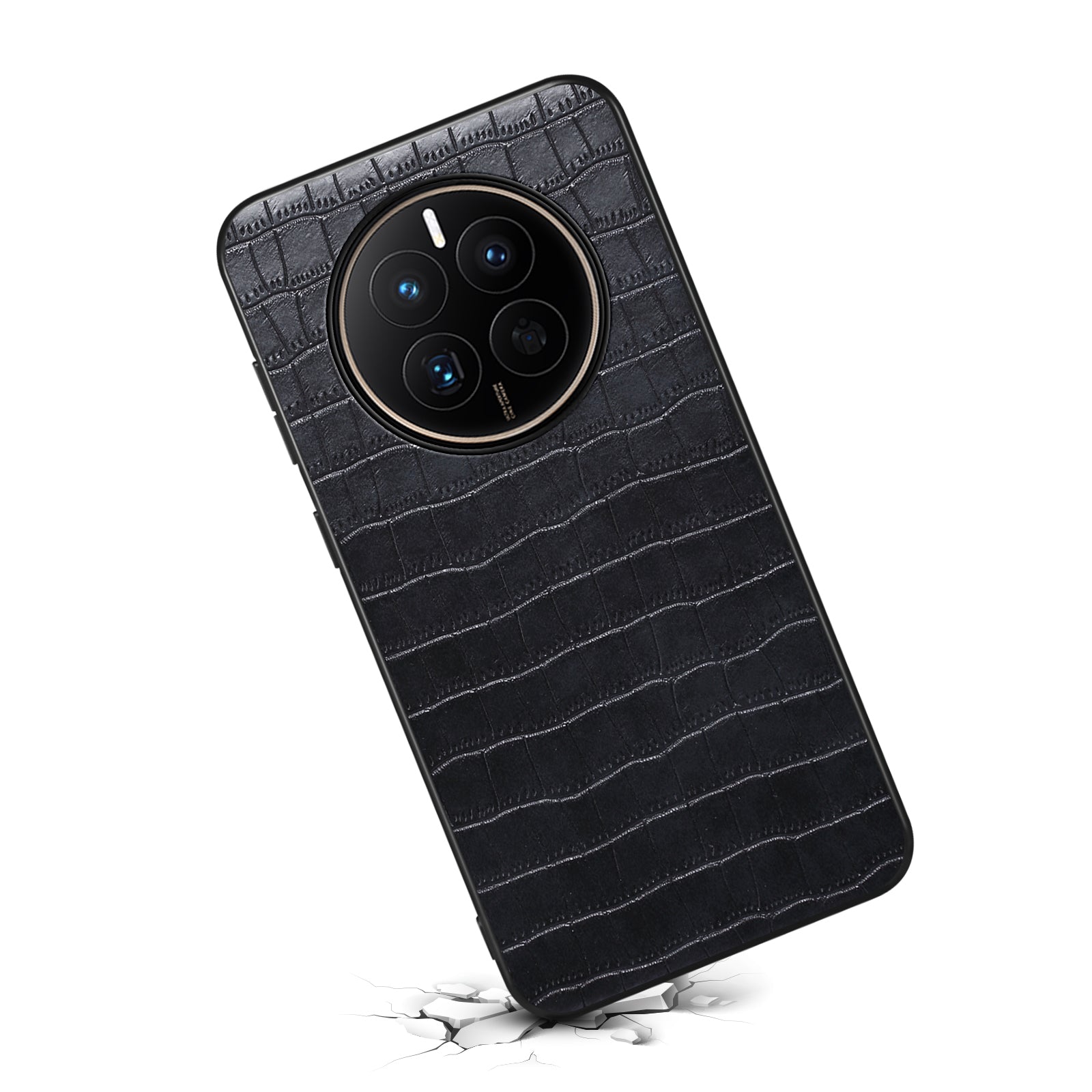 For Huawei Mate 50 4G Crocodile Texture Cover Slim Business Leather Phone Case