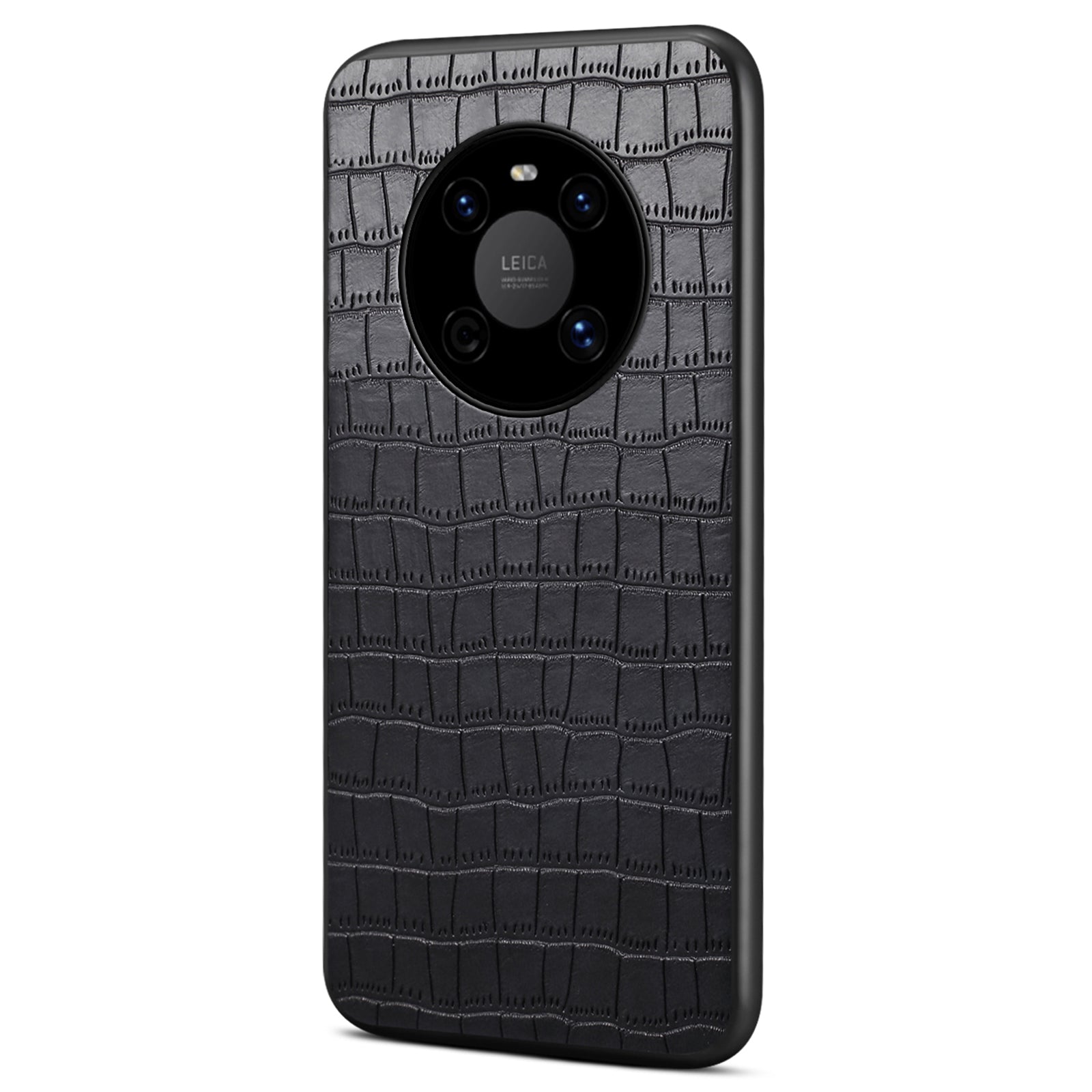 For Huawei Mate 40 Phone Case Crocodile Texture Leather+TPU+PC Back Shell