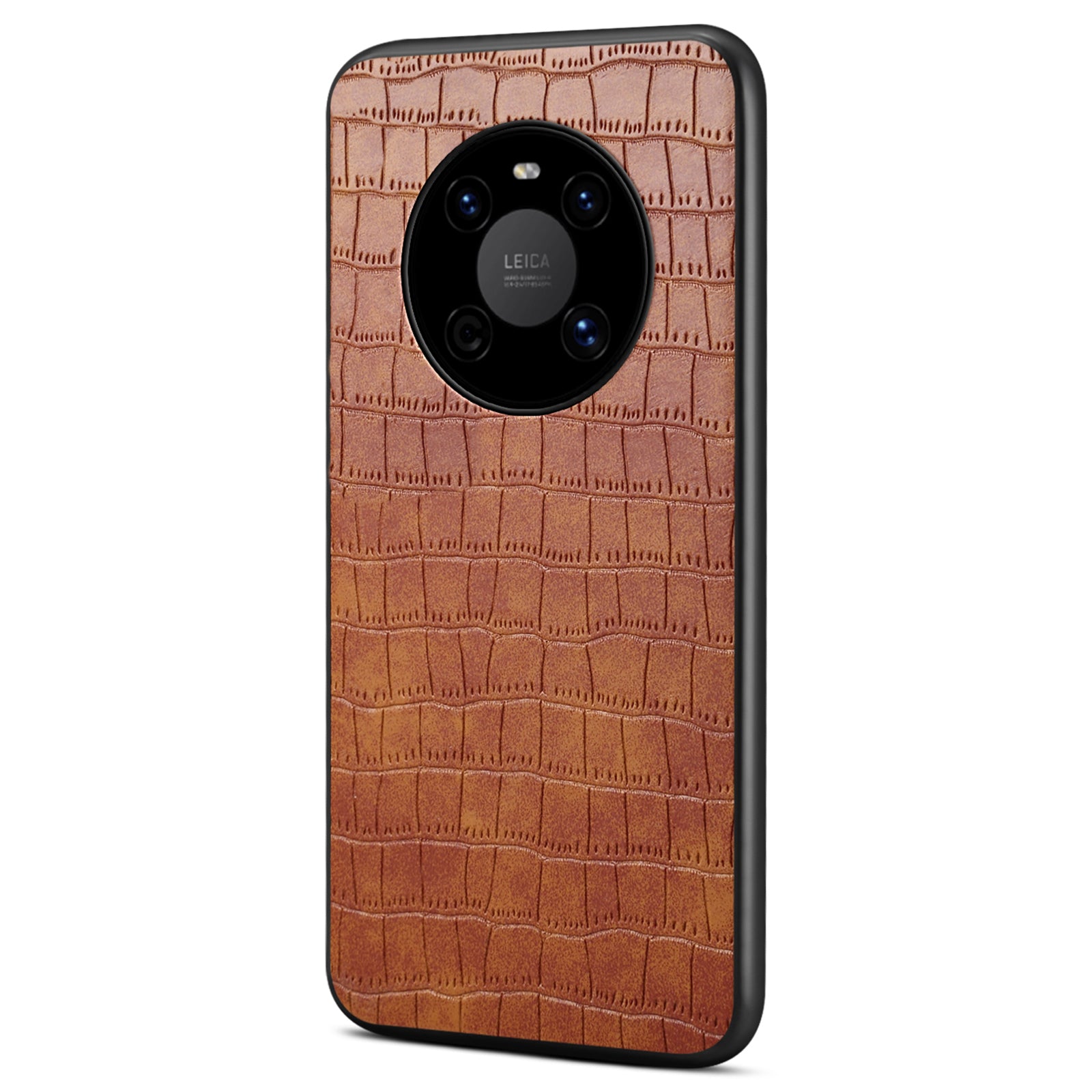 For Huawei Mate 40 Phone Case Crocodile Texture Leather+TPU+PC Back Shell