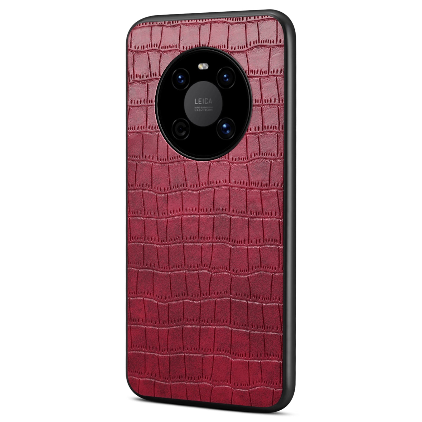 For Huawei Mate 40 Phone Case Crocodile Texture Leather+TPU+PC Back Shell
