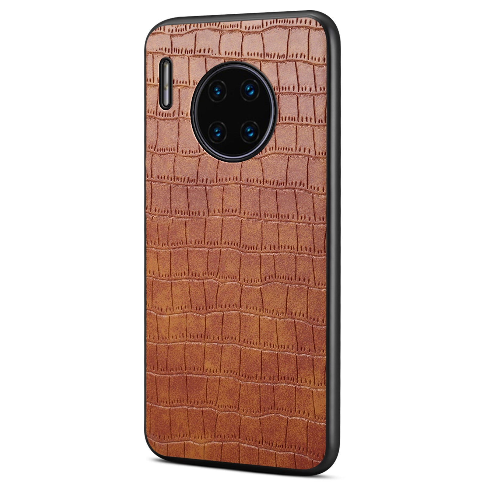 For Huawei Mate 30 Pro 4G / 5G Case PU Leather Wear-Resistant Back Cover Crocodile Texture