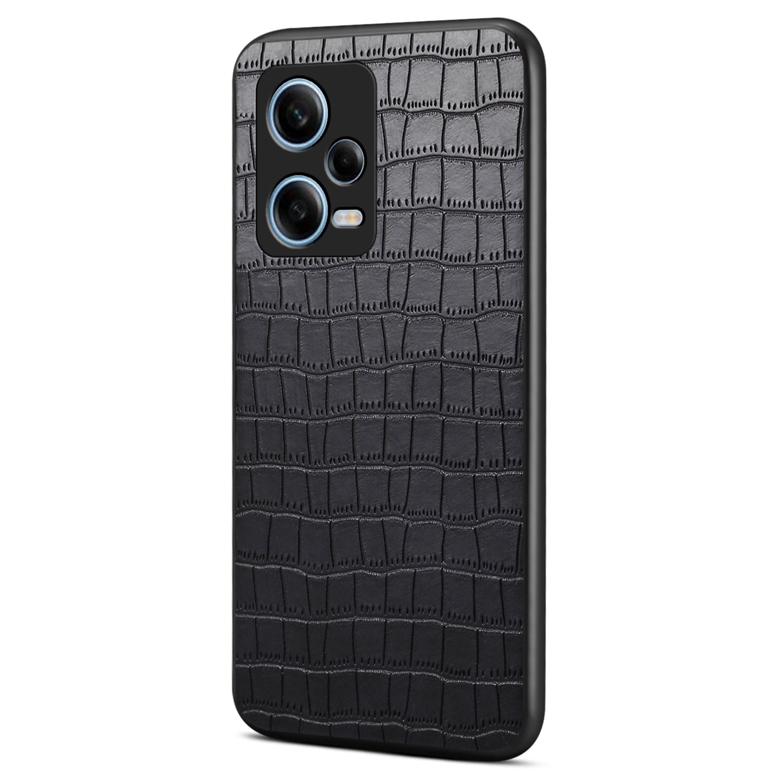 For Xiaomi Redmi Note 12 Pro 5G PU Leather+PC+TPU Cover Crocodile Texture Cell Phone Case