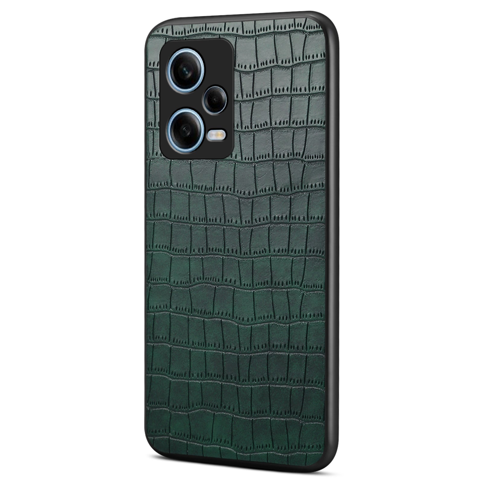 For Xiaomi Redmi Note 12 Pro 5G PU Leather+PC+TPU Cover Crocodile Texture Cell Phone Case