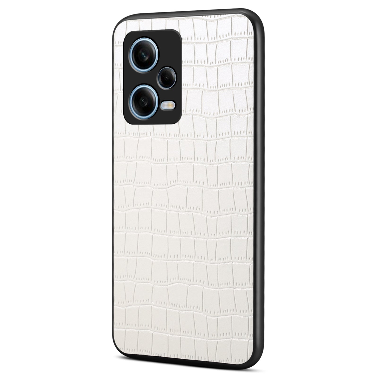 For Xiaomi Redmi Note 12 Pro 5G PU Leather+PC+TPU Cover Crocodile Texture Cell Phone Case
