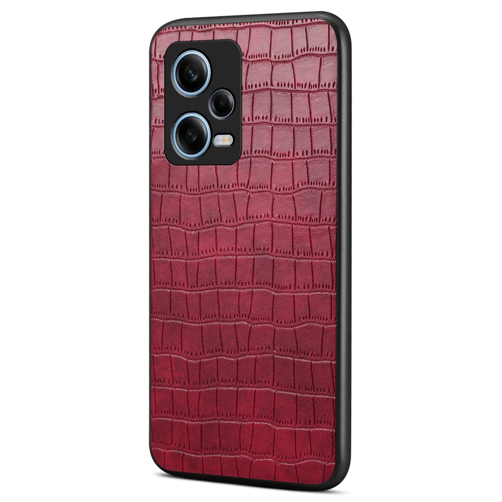 For Xiaomi Redmi Note 12 Pro 5G PU Leather+PC+TPU Cover Crocodile Texture Cell Phone Case