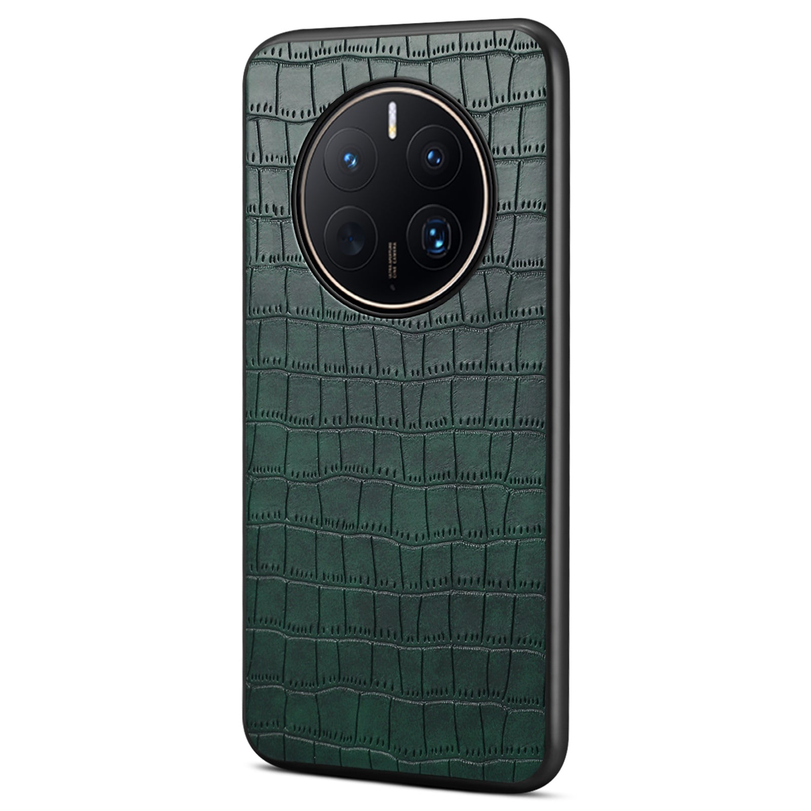 For Huawei Mate 50 Pro 4G Case PU Leather Coated TPU+PC Phone Cover Business Crocodile Texture