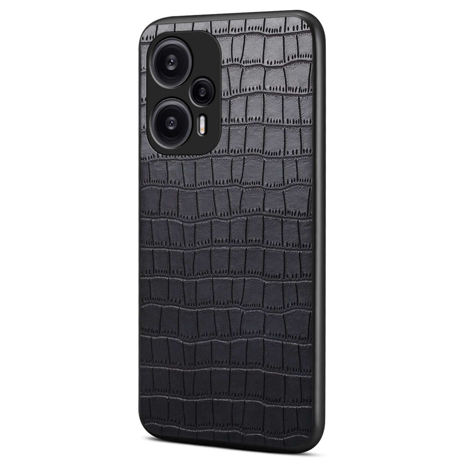 For Xiaomi Redmi Note 12 Turbo / Poco F5 5G Case Crocodile Texture Design Leather Slim Back Cover