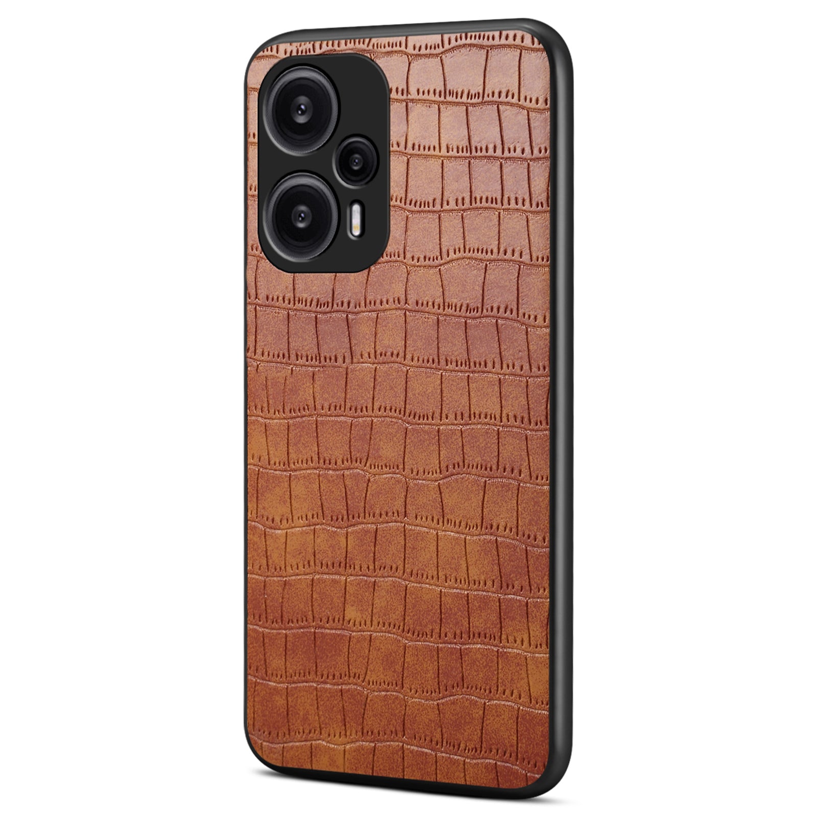 For Xiaomi Redmi Note 12 Turbo / Poco F5 5G Case Crocodile Texture Design Leather Slim Back Cover