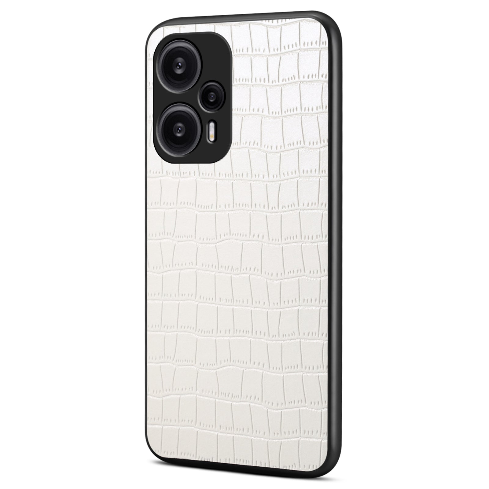 For Xiaomi Redmi Note 12 Turbo / Poco F5 5G Case Crocodile Texture Design Leather Slim Back Cover
